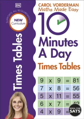 10 Minutes A Day Times Tables