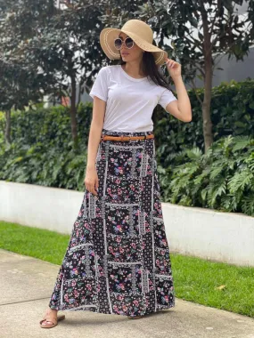A-Line Skirt With Belt