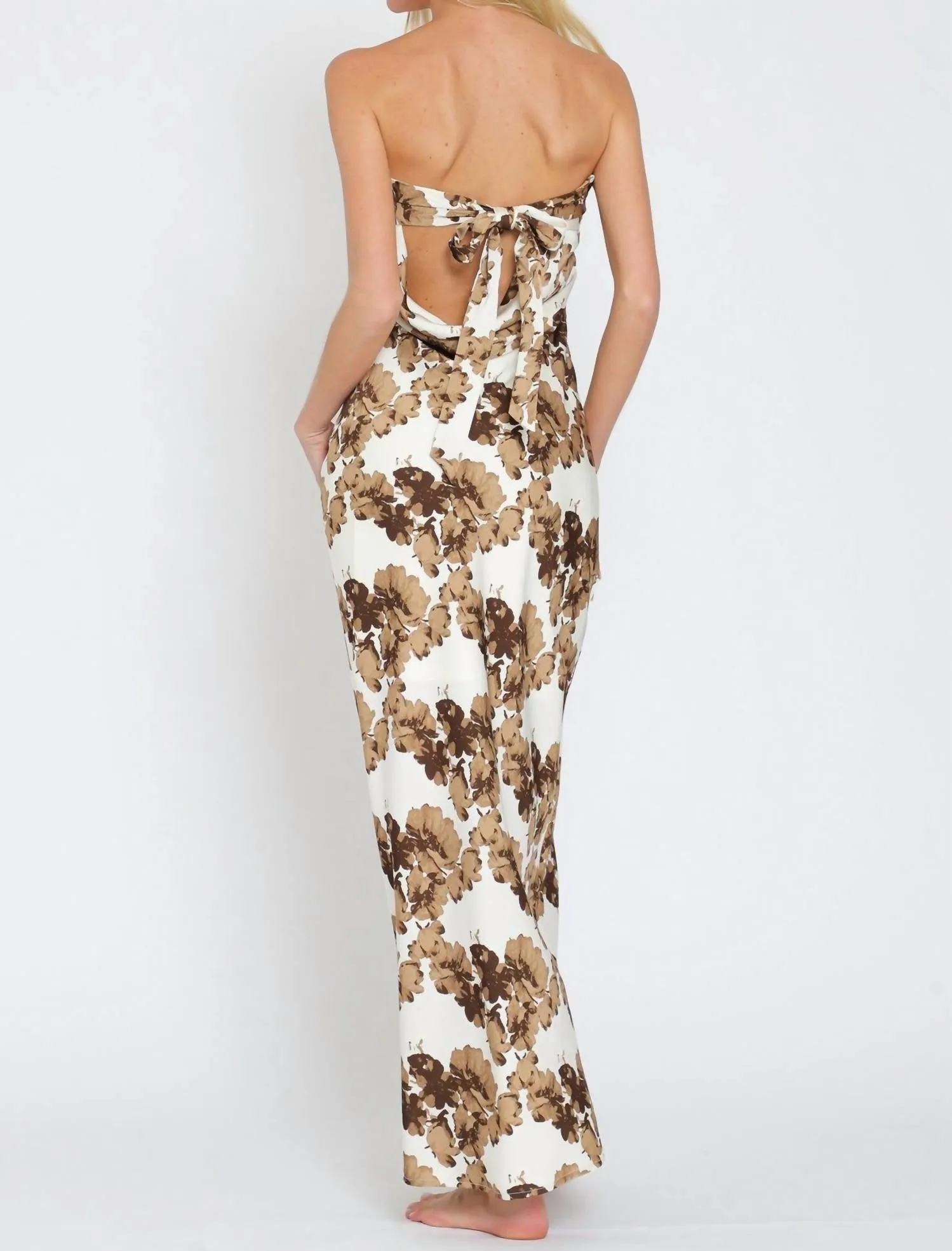 Aakaa - Jennifer Floral Tube Dress