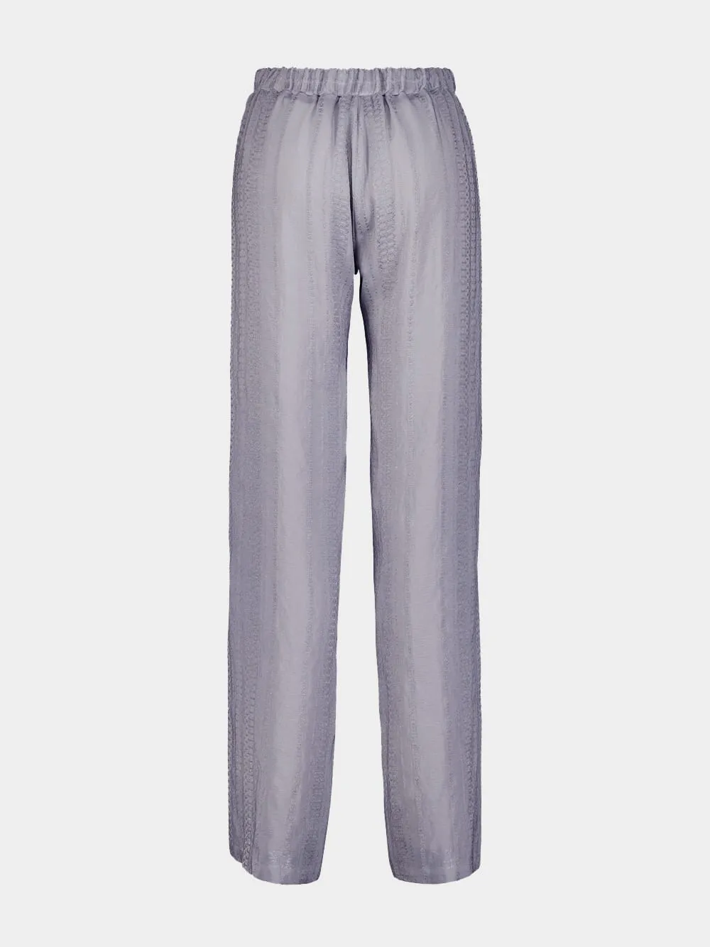 Alcestes Wide-Leg Silk Pants