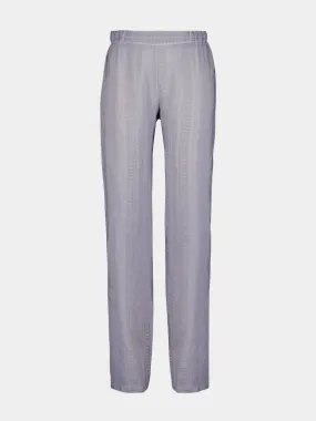 Alcestes Wide-Leg Silk Pants