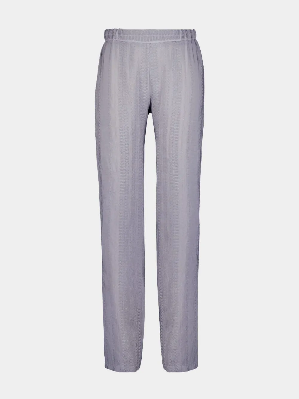 Alcestes Wide-Leg Silk Pants