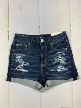 American Eagle Jean Shorts size 4 curvy Hi-Rise
