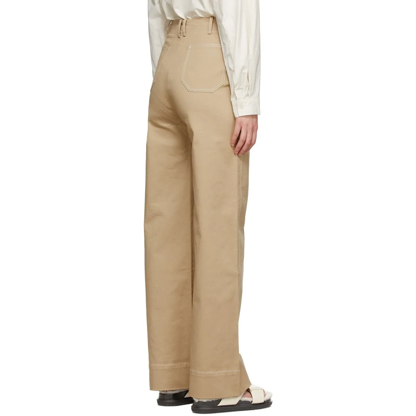 Anna Quan Beige Hugo Trousers