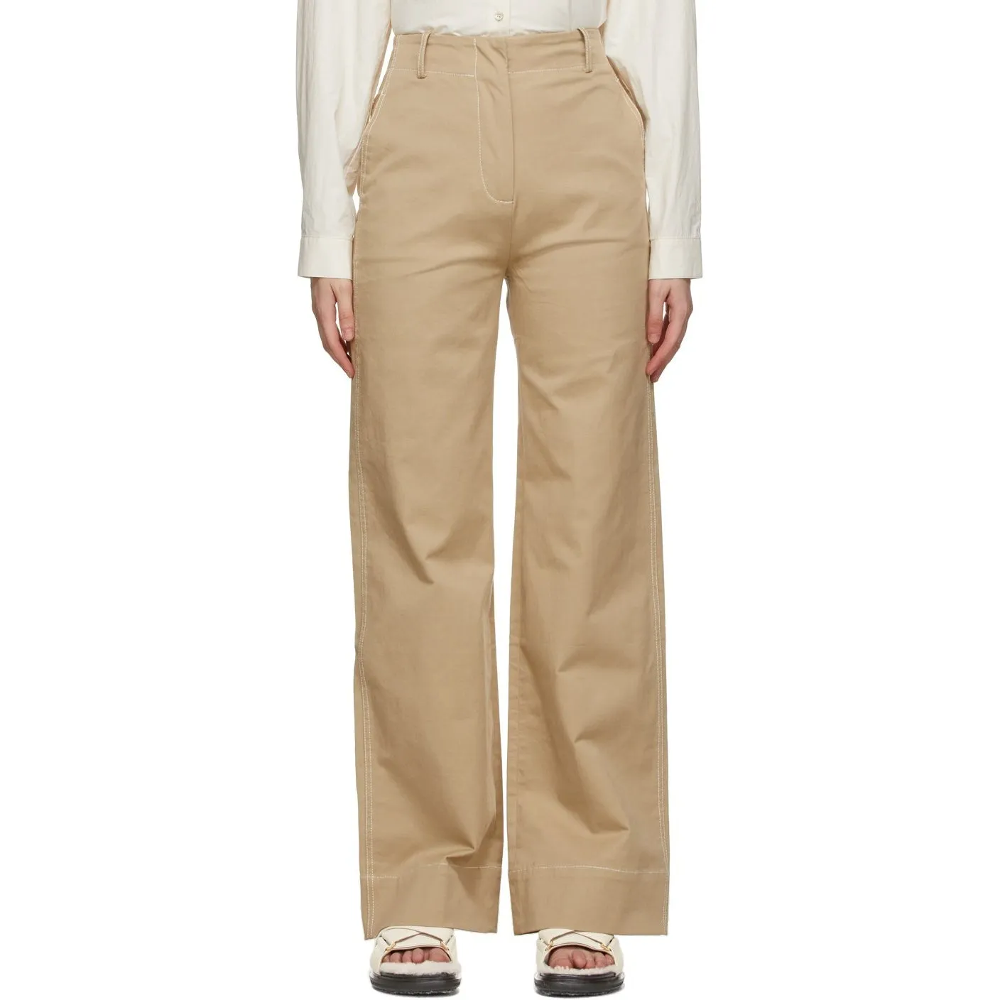 Anna Quan Beige Hugo Trousers