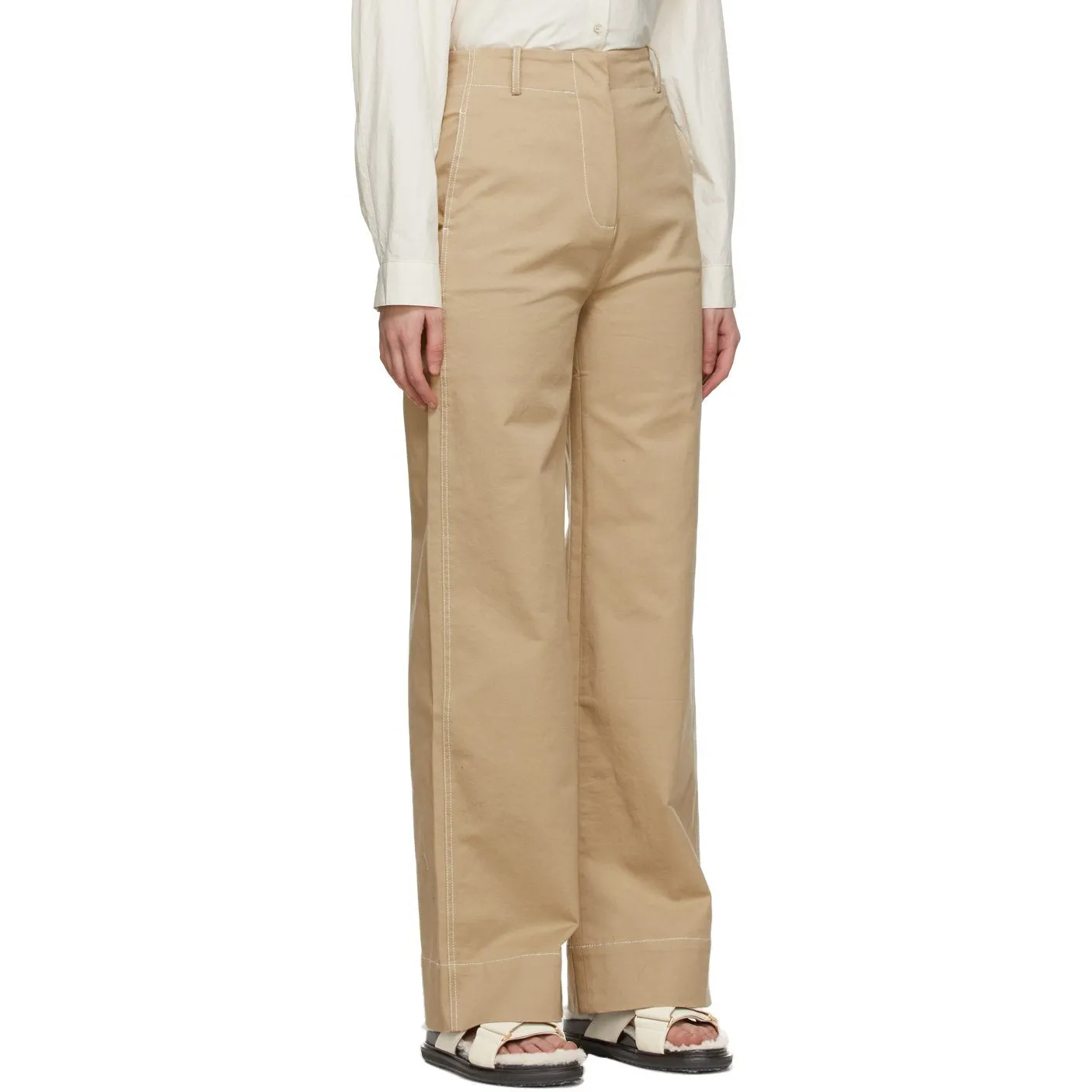 Anna Quan Beige Hugo Trousers