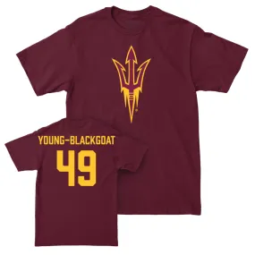 Arizona State Football Maroon Legacy Tee - Prayer Young-Blackgoat