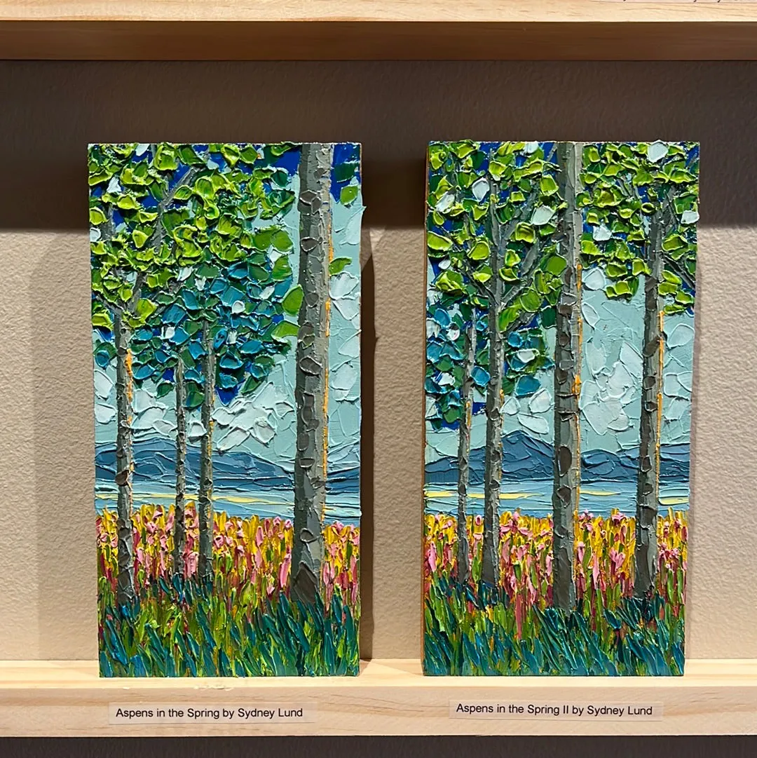 Aspens in the Spring by Sydney Lund
