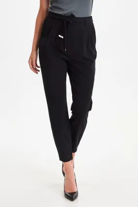 Sure! Heres an optimized product title for the e-commerce listing:

Stylish B Young Danta Crop Trousers with Elastic Waist - Womens Casual Pants, Model 20803141

Feel free to adjust any part to better fit the style or branding of your store!
