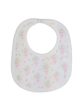 Baby Girl Strawberry Bib