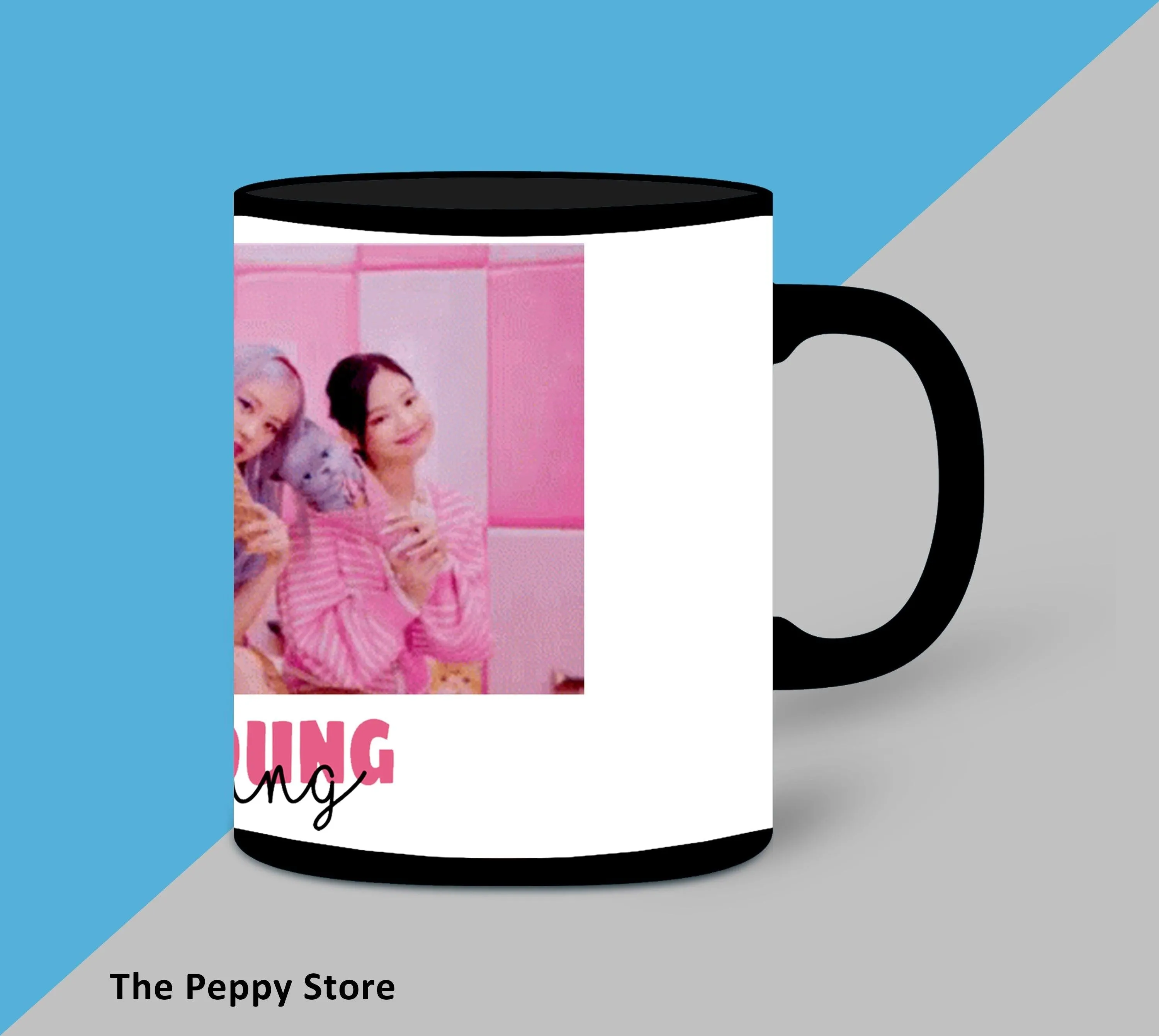 Black Pink Forever Young Mug