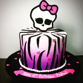 Buttercream Monster High Birthday Cake