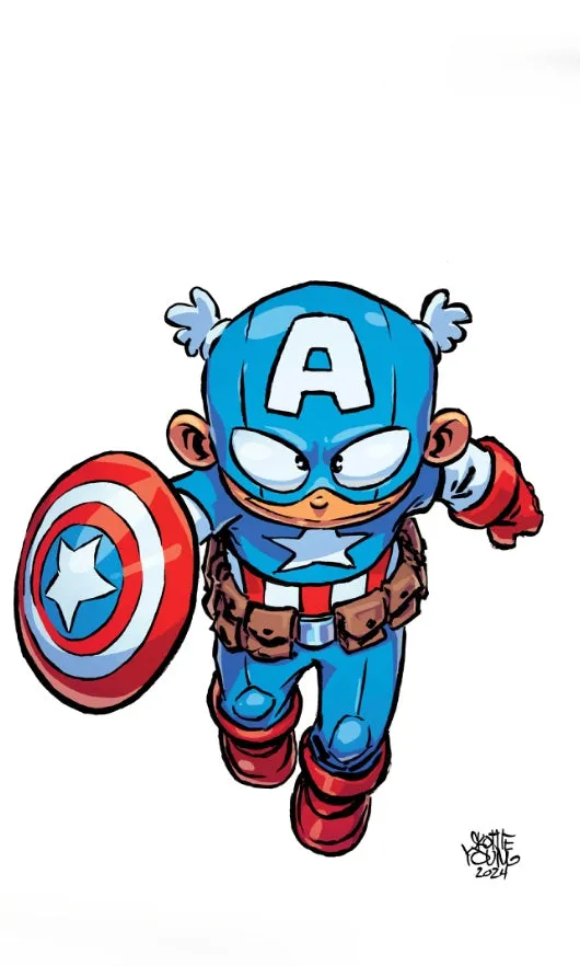 CAPTAIN AMERICA #10 SKOTTIE YOUNG VARIANT