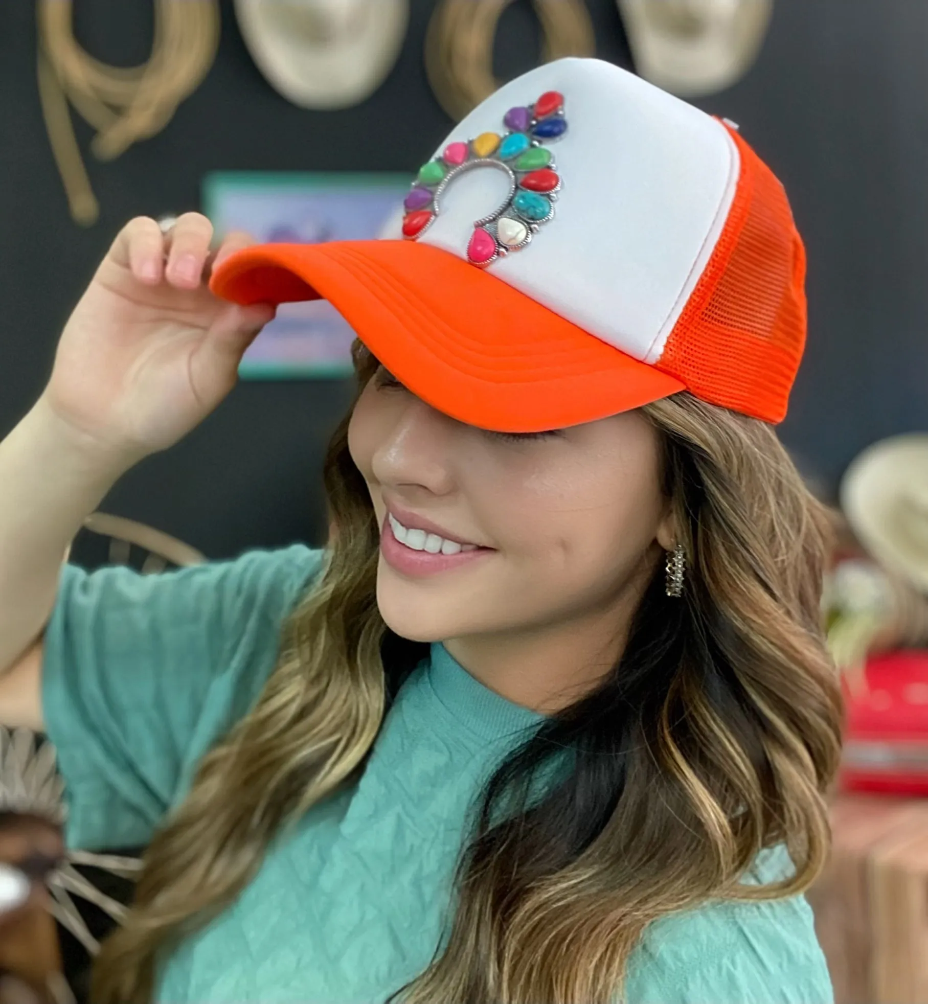 Customized Trucker Girl Cap - #12
