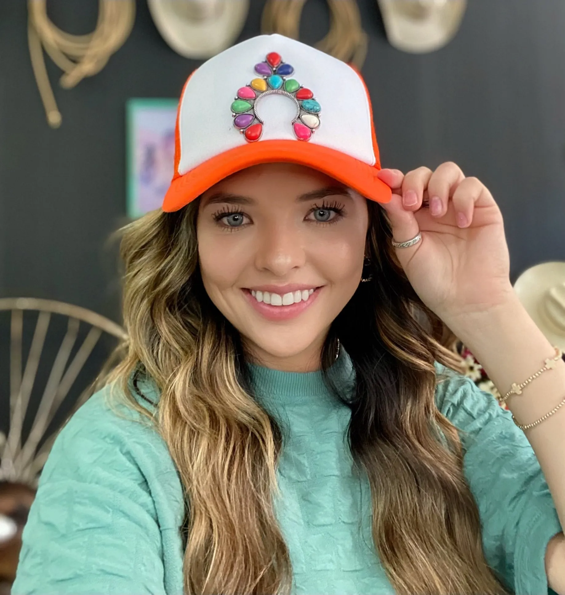 Customized Trucker Girl Cap - #12