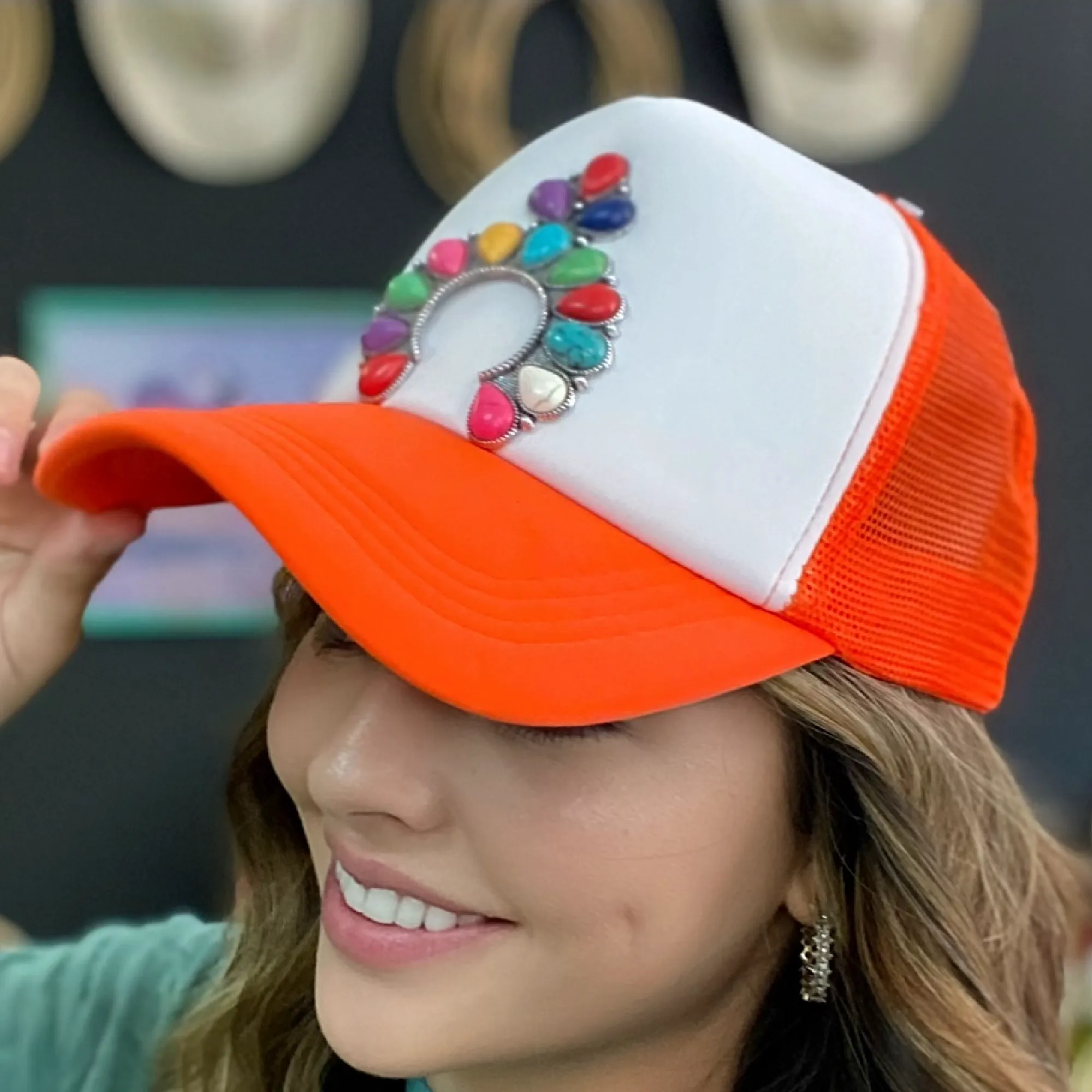 Customized Trucker Girl Cap - #12