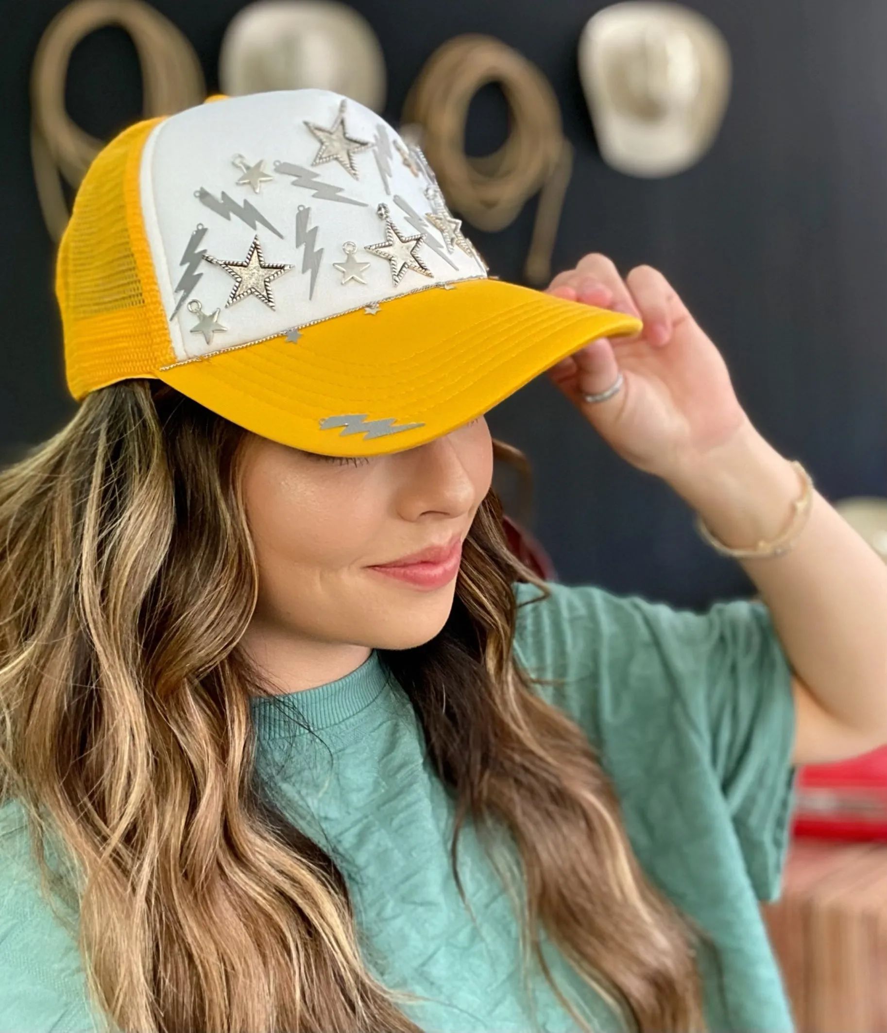 Customized Trucker Girl Cap - #6