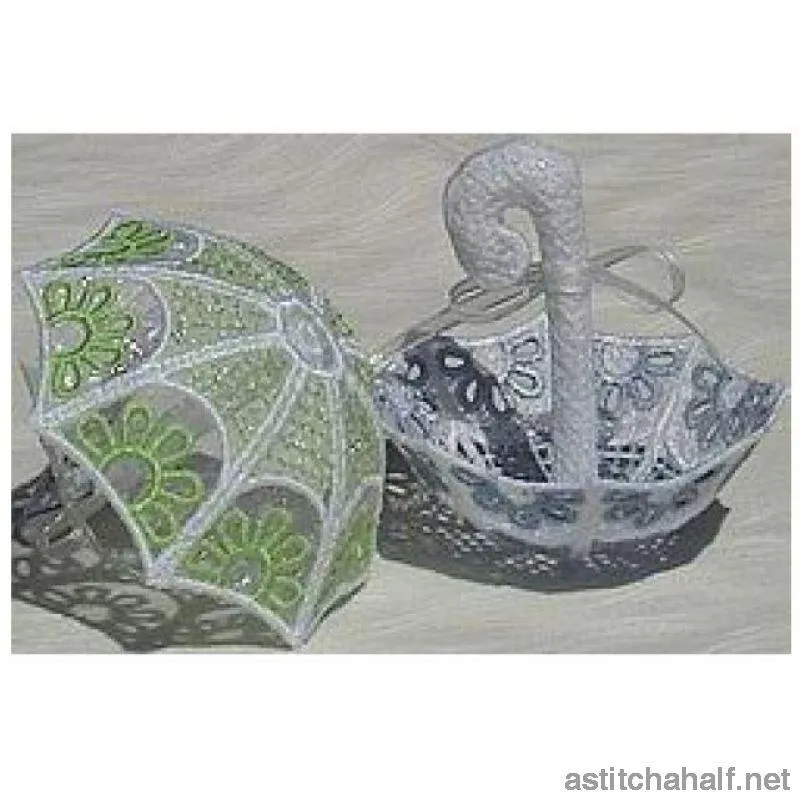 Daisy Lace Umbrella Favor