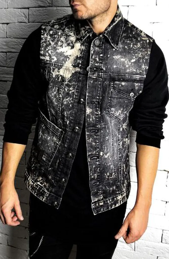 Denim Bleached Jacket
