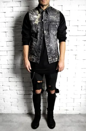 Denim Bleached Jacket