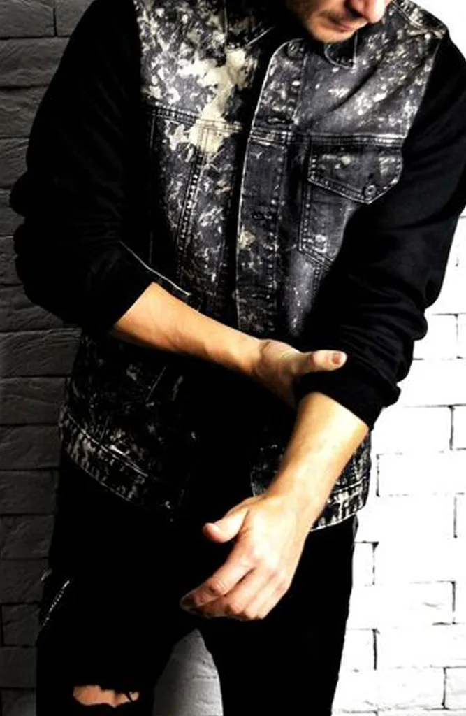 Denim Bleached Jacket