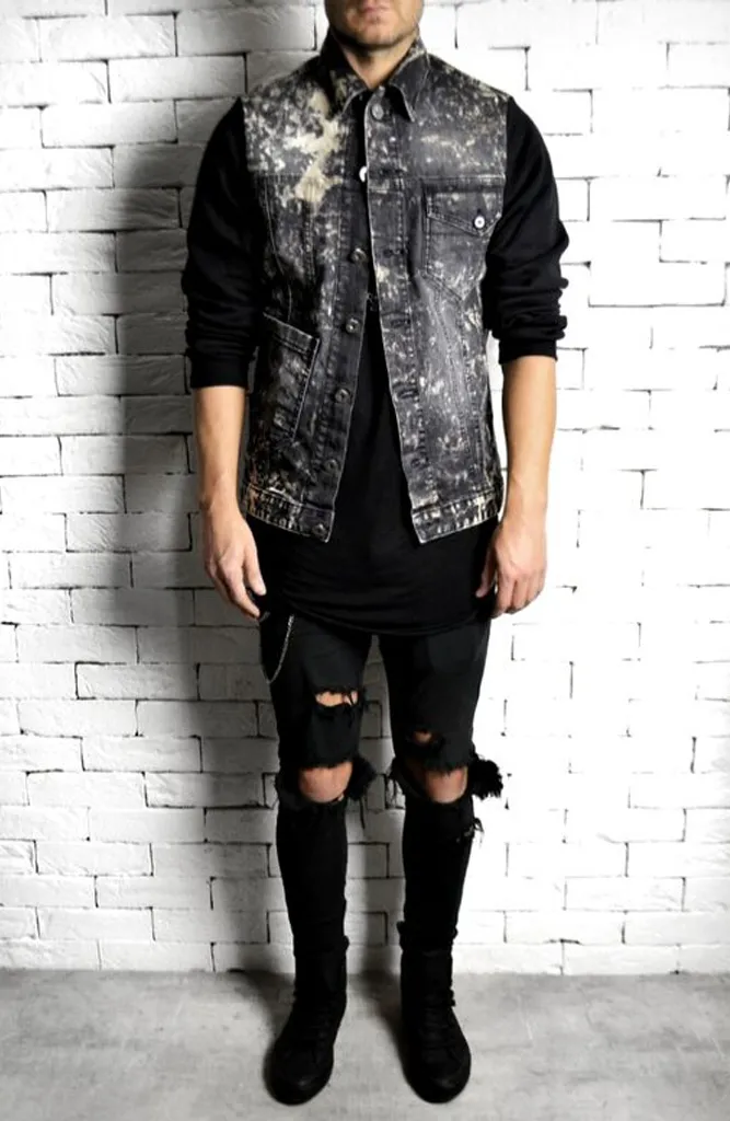 Denim Bleached Jacket