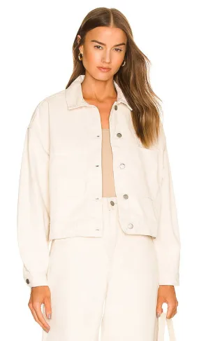 Dr. Denim Tilly Oversized Denim Jacket in Cream