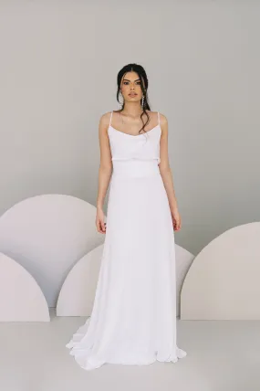 DULCE Crepe Wedding Skirt