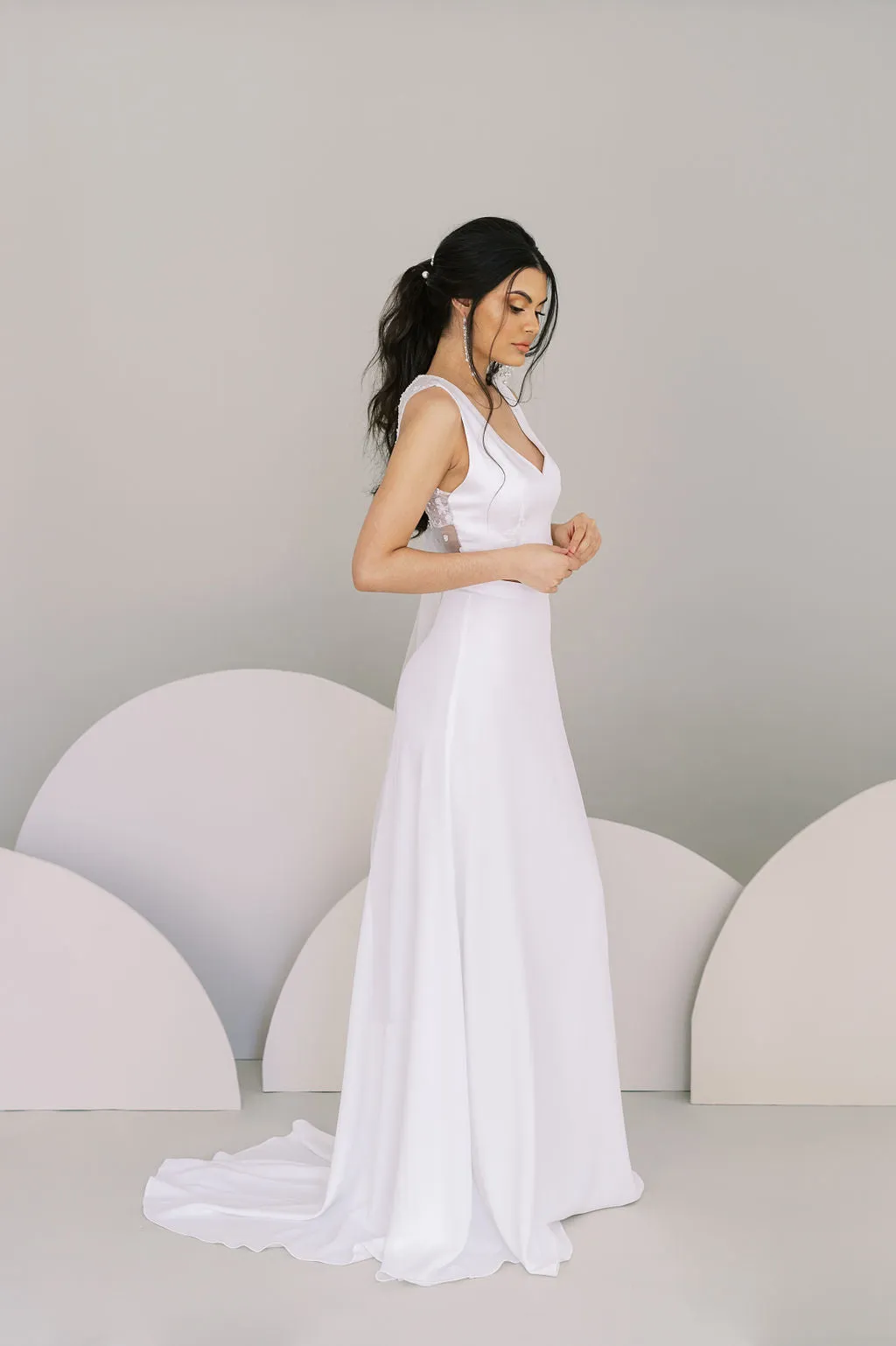 DULCE Crepe Wedding Skirt