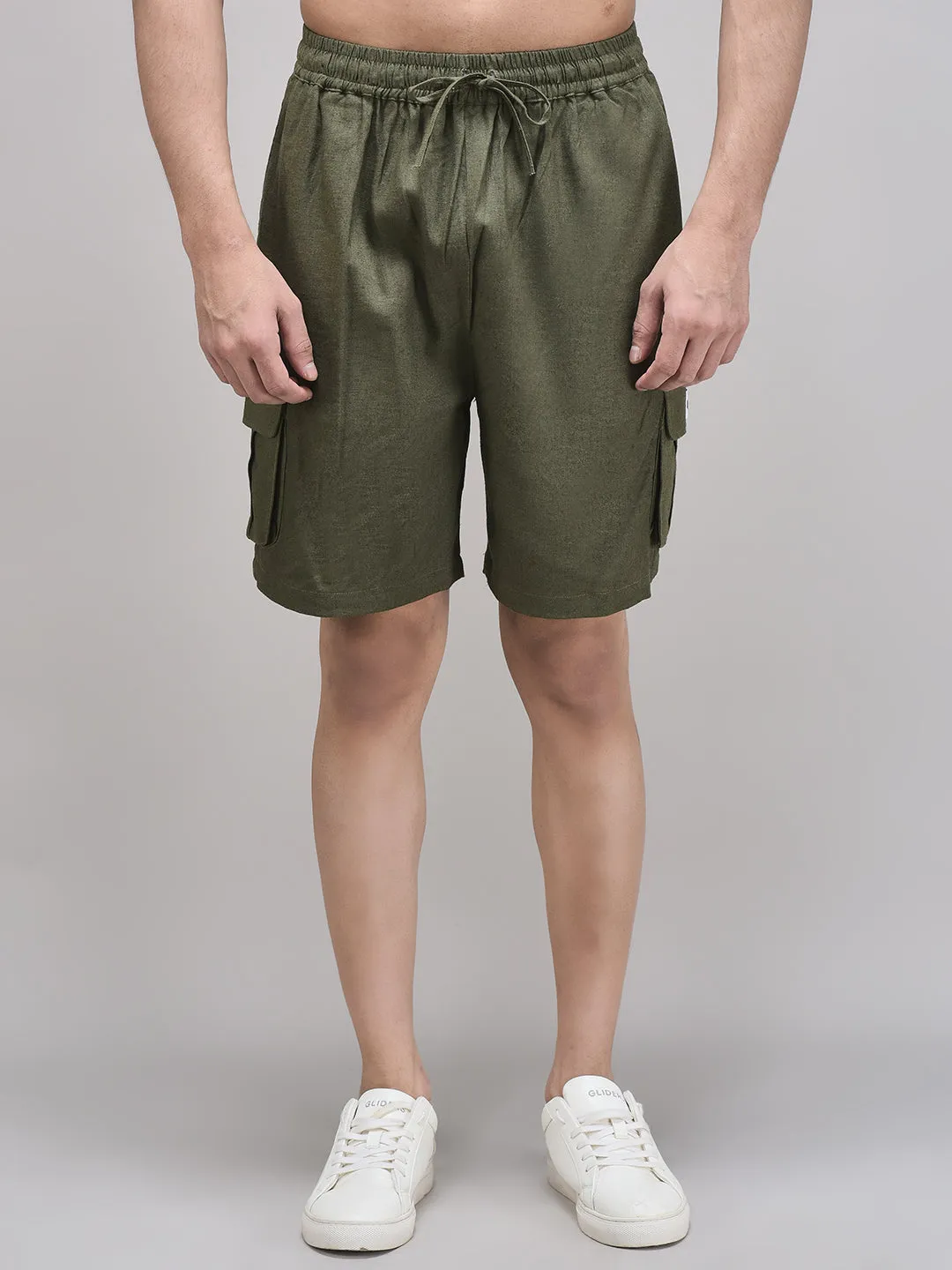 EARTH LINEN SHORTS