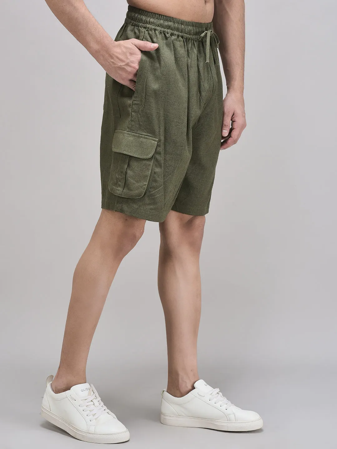 EARTH LINEN SHORTS