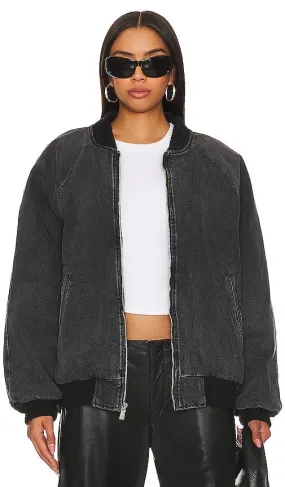 EB Denim Lombardi Zip Jacket in Black