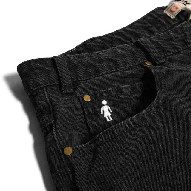Girl Jeans - Washed Black
