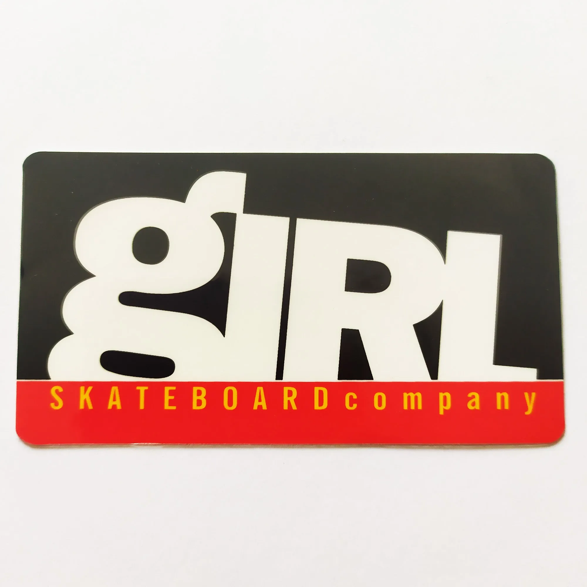 Girl Skateboard Sticker