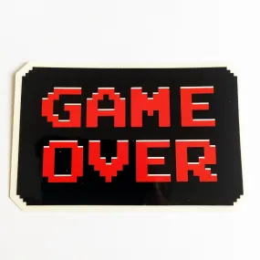 Girl Skateboards x Pac-Man Skateboard Sticker "Game Over"