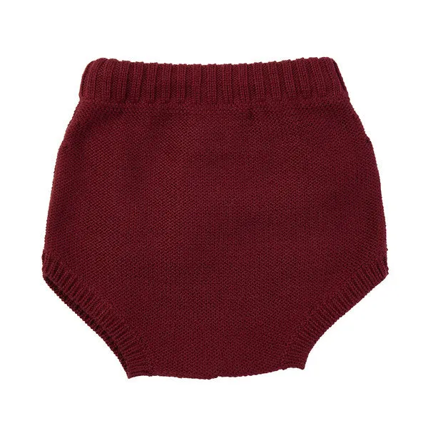 Harley Fringe Knit Bloomer - Burgundy
