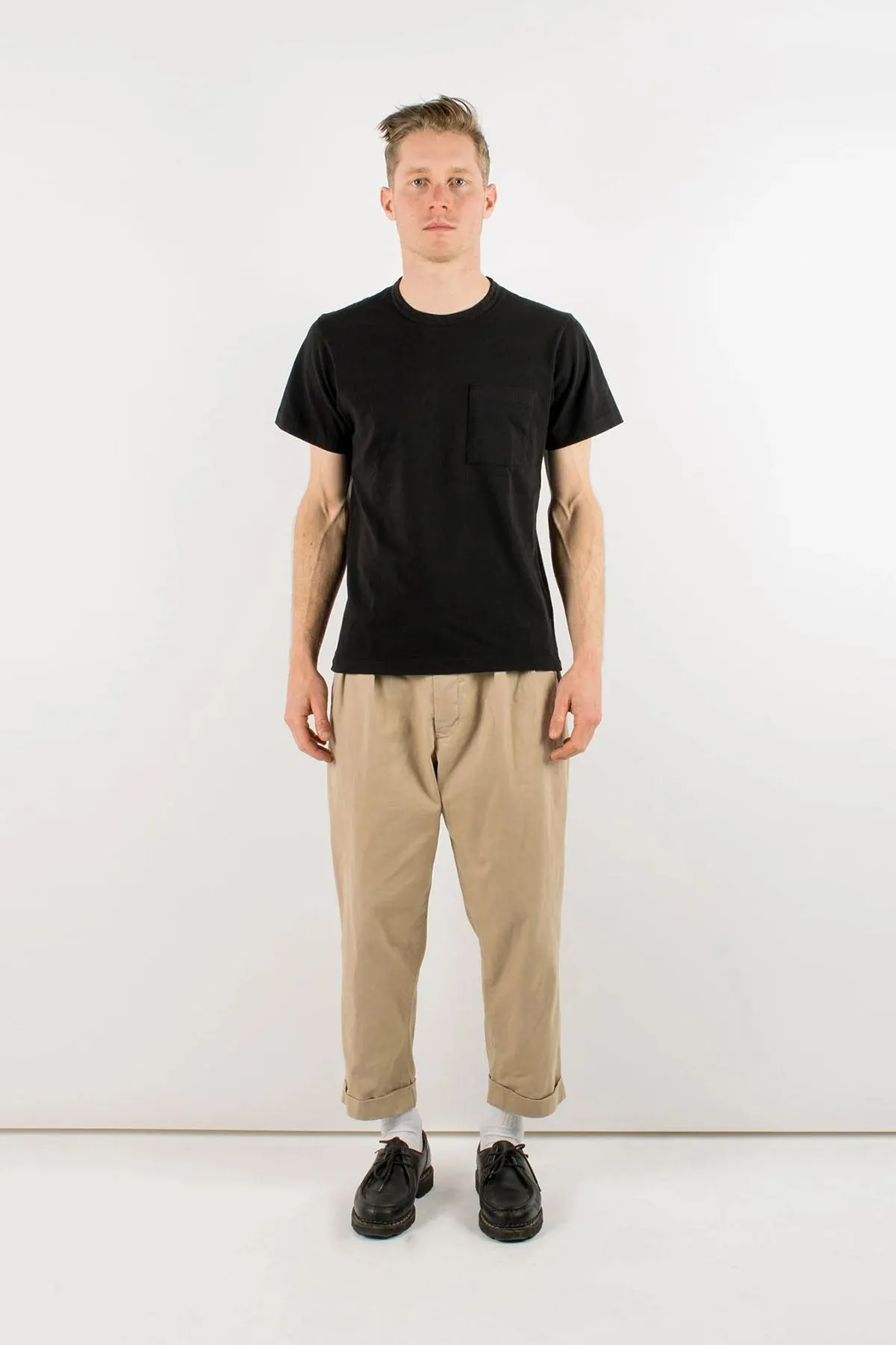 HEAVY DUTY POCKET TEE Black