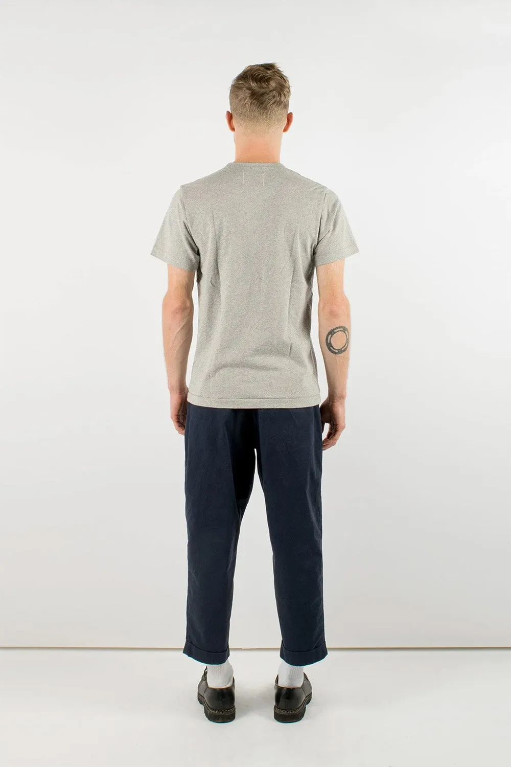 HEAVY DUTY POCKET TEE Heather Grey