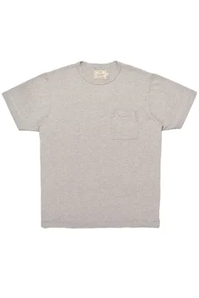 HEAVY DUTY POCKET TEE Heather Grey