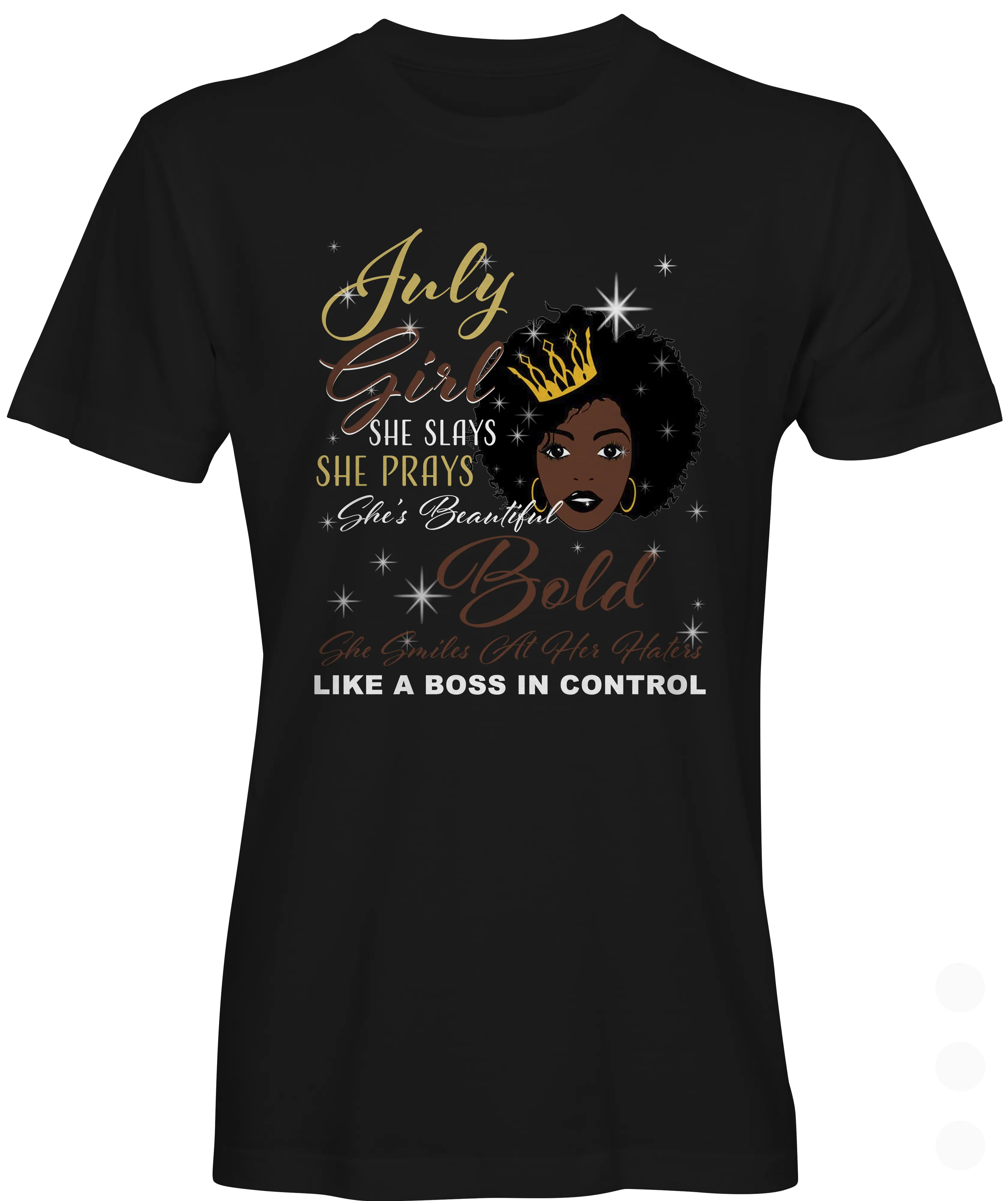 July Girl Birthday Graphic T-shirt