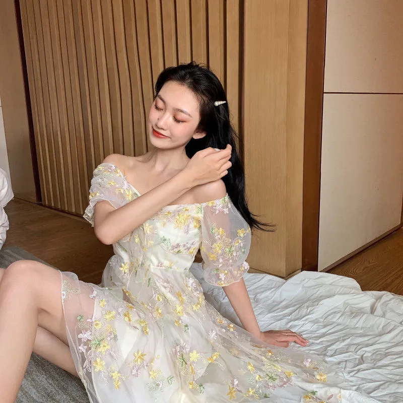 Kawaii French Floral Fairy Dress