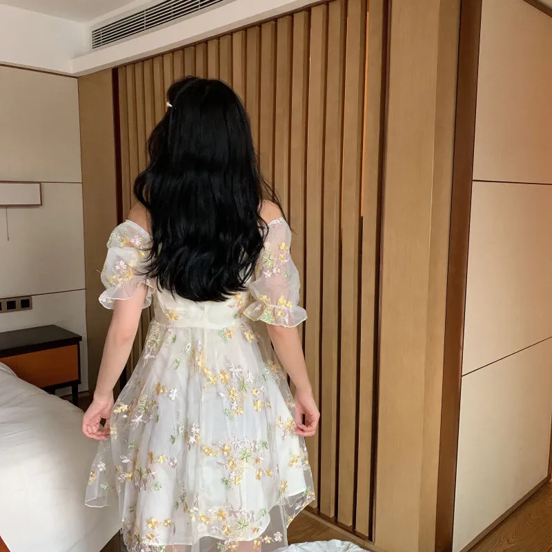 Kawaii French Floral Fairy Dress