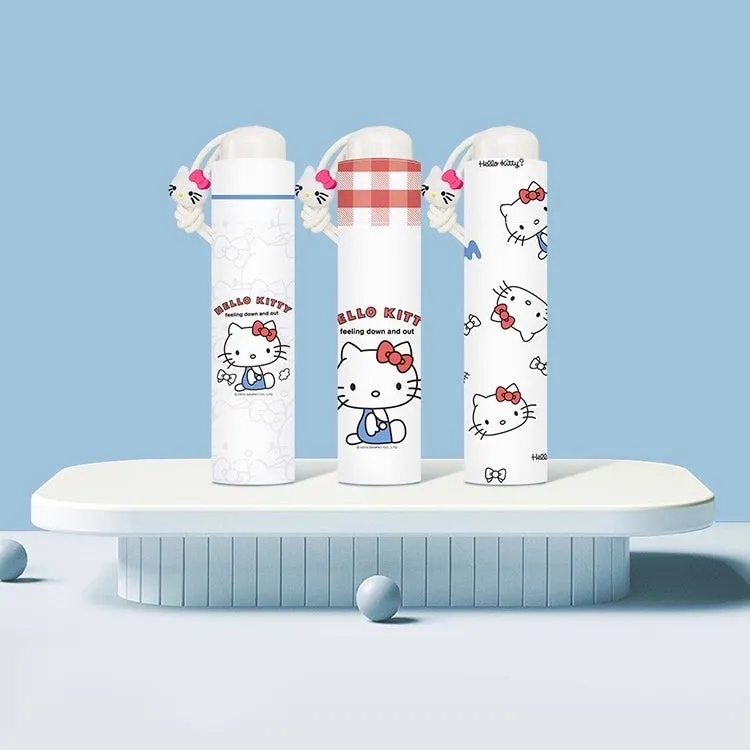 Kawaii Sanrio Kitty Cat Print Folding Umbrella