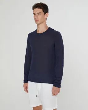 Kevin Crewneck Linen Sweater