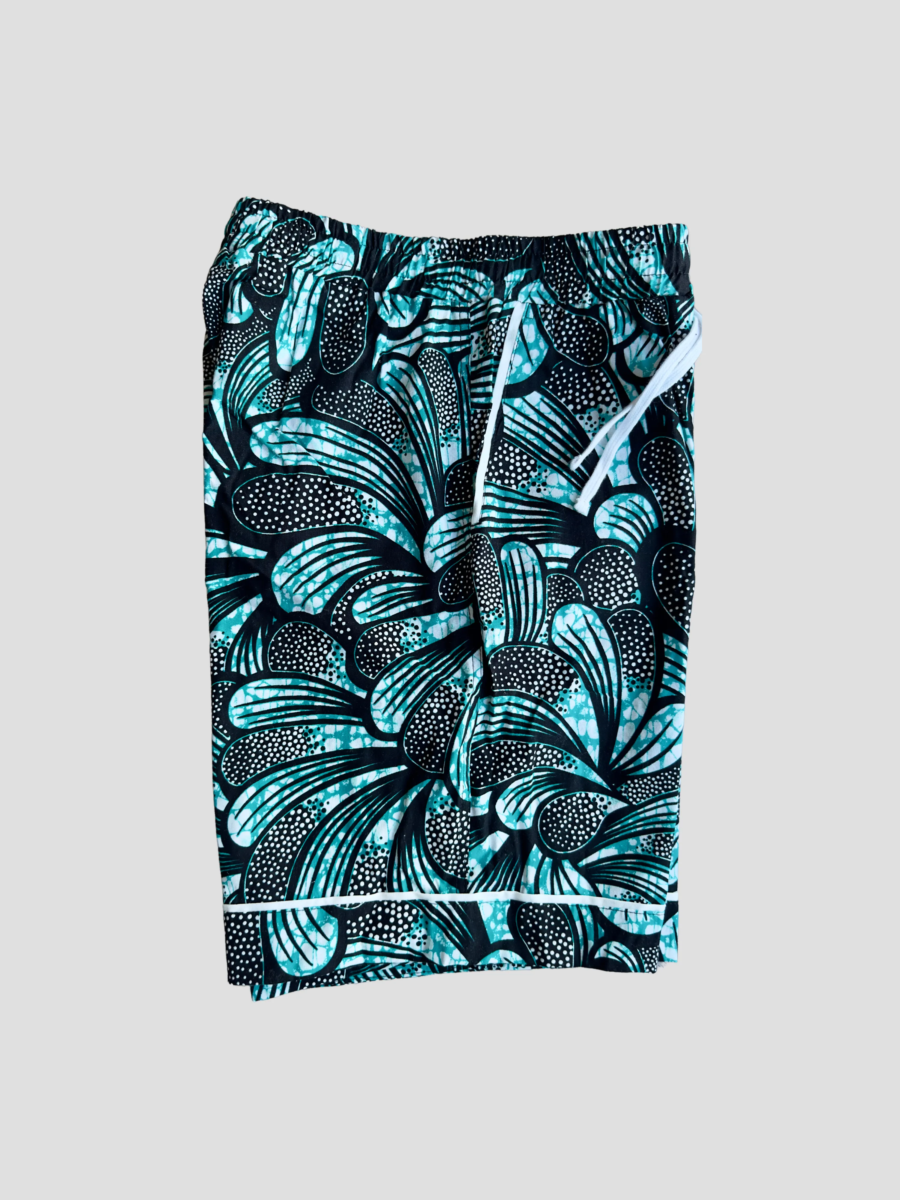 Kitenge Design Lounge Short for Women Floral