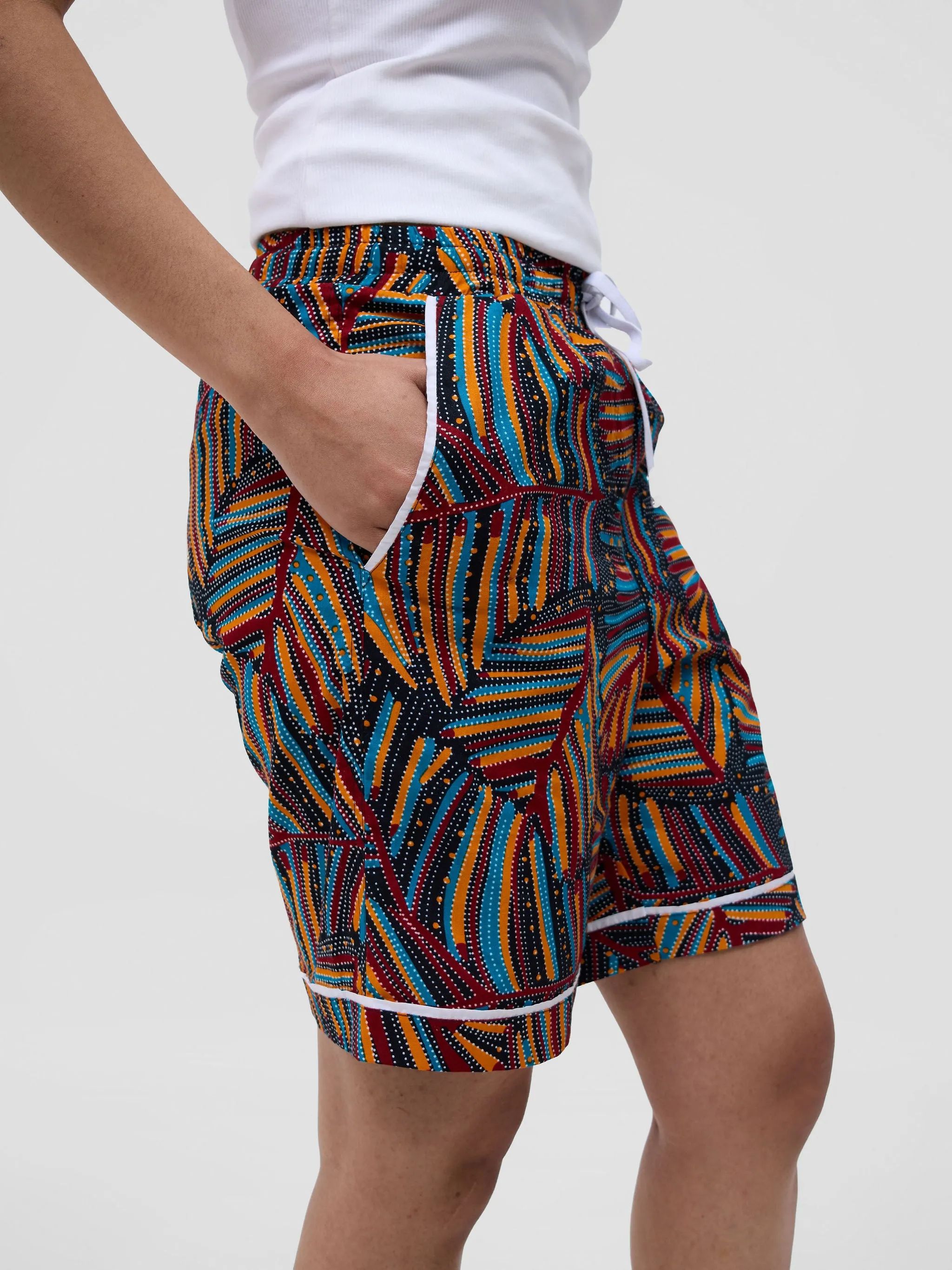 Kitenge Design Lounge Short for Women