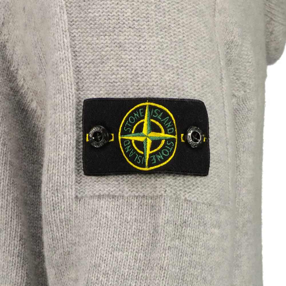 Lambswool Hooded Cardigan Knit