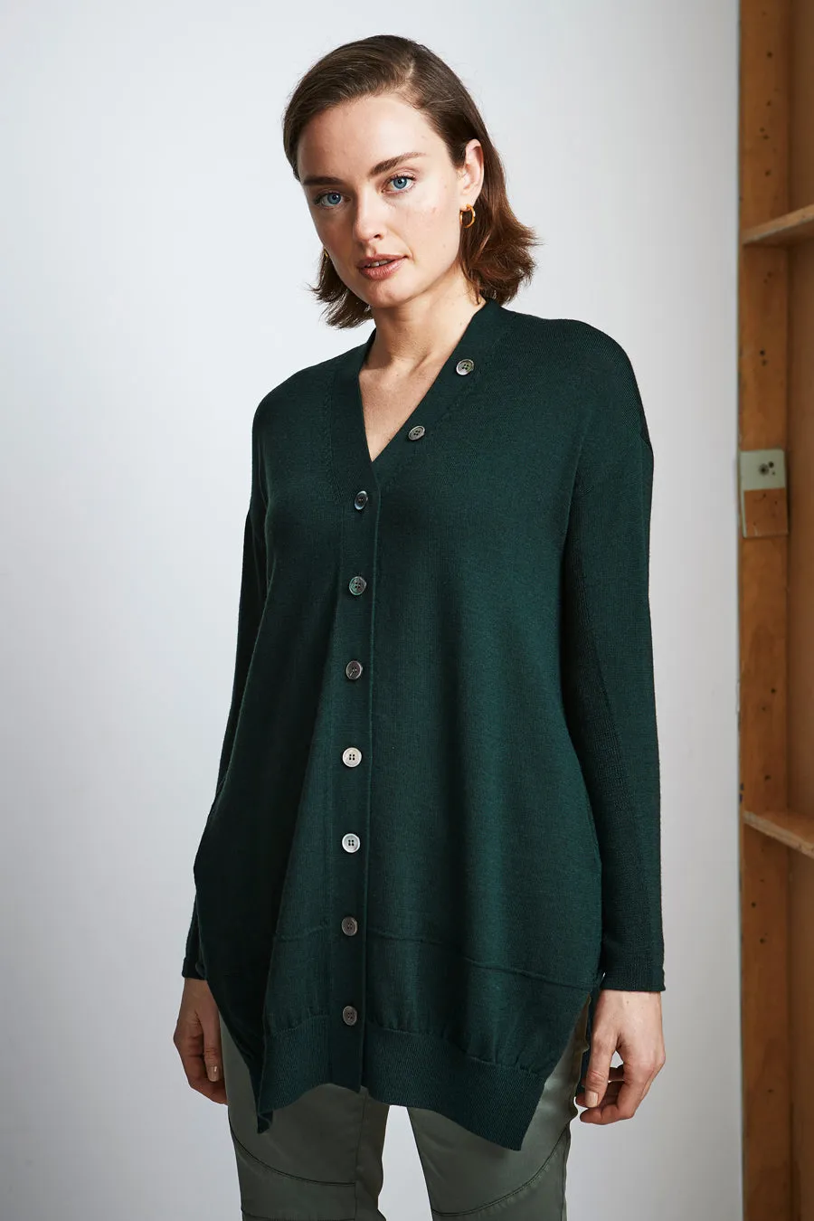 Mainline Cardi - Pine