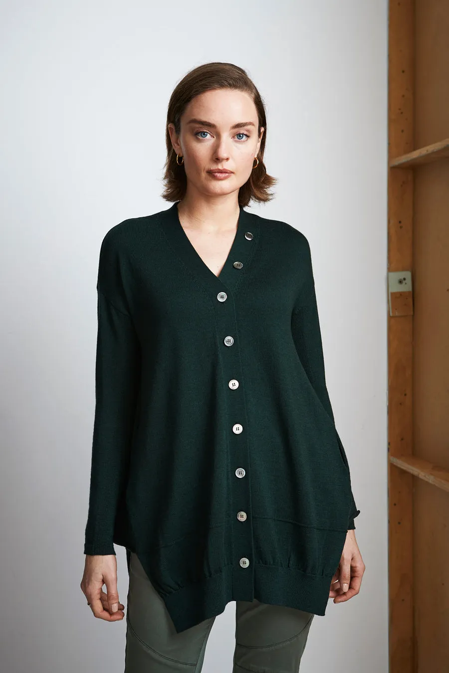 Mainline Cardi - Pine