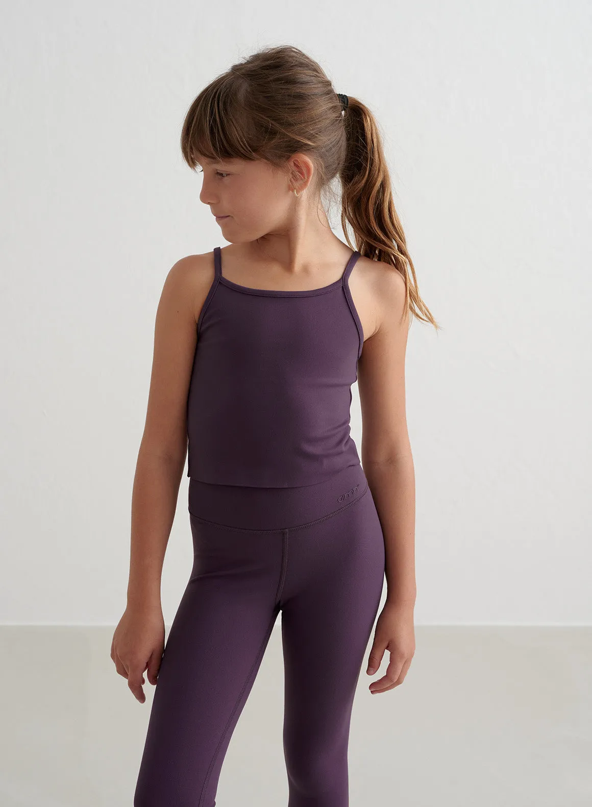 Midnight Plum Young Sense Strap Singlet